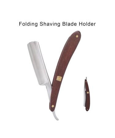 Buy Razor Holder - Durable Folding Razor Blade Holder for Long-Term Use | Brown & Blue Options - International Shipping Available - Buy Online on SooperMarket.com