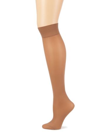 ELBEO women's support stockings semi-transparent 39-42 skin-coloured (4056 Bahama)