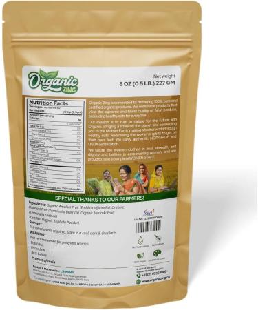 ORGANIC ZING Triphala Powder (227 Gm) Pack of 3 227 g (Pack of 3) - Buy Online on SooperMarket.com