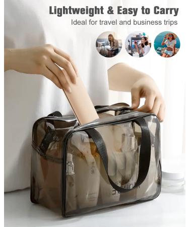 FERYES Makeup Brush Holder - Portable Magnetic Closure Silicone Organizer for Travel - Khaki - Buy Online on SooperMarket.com