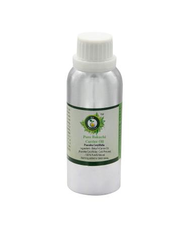 R V Essential Pure Bakuchi Carrier Oil 630ml (21oz)- Psoralea Corylifolia (100% Pure and Natural Cold Pressed)
