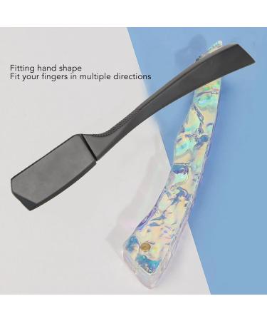 Premium Ergonomic Beard Blade Holder | Vintage Straight Edge Manual Razor Knife - One-Sided Zinc Alloy for Barbers - Buy Online on SooperMarket.com