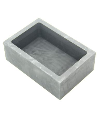 Graphite Ingot Mold, Melting Casting Mould, Silver Ingot, for Gold Silver Aluminum Copper Brass Zinc Plumbum and Alloy Metals,(150x100x50mm-7500g Gold 3979g Silver)