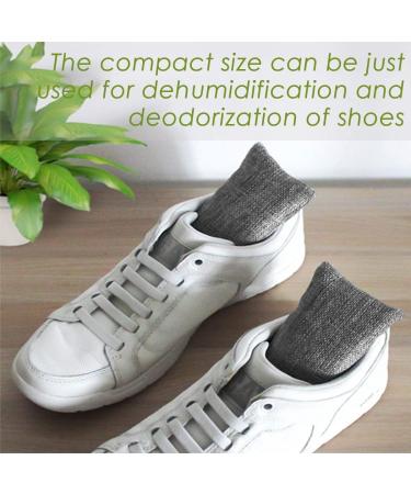 Large Activated Bamboo Charcoal Air Purifying Bags | Odor Absorber for Closet Shoes Car & Basement - Eco-Friendly Deodorizer - Buy Online on SooperMarket.com