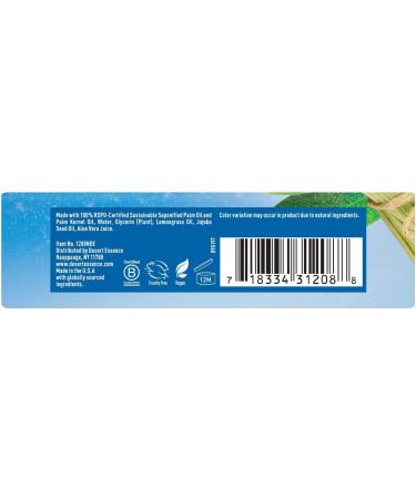 Desert Essence Lemongrass Soap Bar - 5 oz | Tea Tree Oil, Aloe Vera & Jojoba - Acne Relief & Invigorating Moisturizer - Buy Online on SooperMarket.com