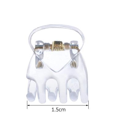 32 Pack Mini Black Plastic Hair Clips & Barrettes for Girls and Women - Perfect Hair Accessories for Every Style - Buy Online on SooperMarket.com