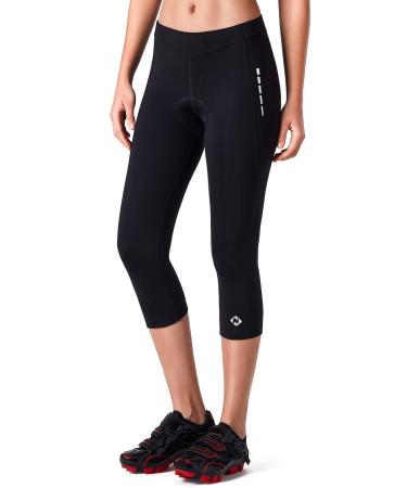 NAVISKIN women's 3/4 cycling shorts cycling tights road bike pants women's seat pad cycling shorts