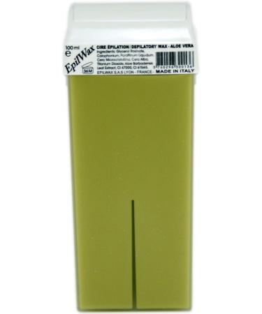 EpilWax Set of 24 Aloe Vera Wax Cartridges for Hair Removal - Large 100 ml Roll-on Waxing Refills Aloe Vera 100 ml (Pack of 24) - Buy Online on SooperMarket.com