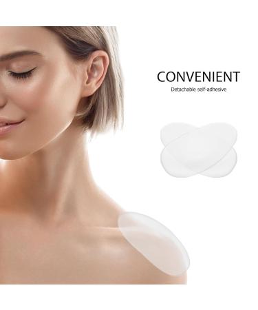 AOKWAWALIY 1 Pair Silicone Shoulder Pads Invisible Shoulder Pads Self-adhesive Women Shoulder Pads Push-up Pads Enhancer - Buy Online on SooperMarket.com
