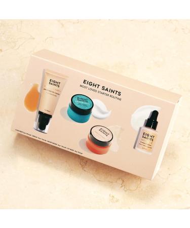 Eight Saints Skincare Most Loved Set | Face Wash Vitamin C Serum Anti-Aging Cream & Lip Mask - International Shipping - Buy Online on SooperMarket.com