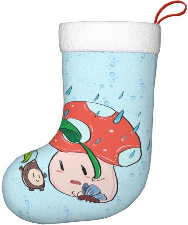 YYHHAOFA Sunflower Seeds and Mushroom Prints Christmas Decorative Stockings : Soft Light and Tactile Suitable for Christmas Holiday Party - Buy Online on SooperMarket.com