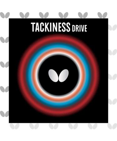Butterfly Tackiness Drive Table Tennis Rubber Table Tennis Rubber - 1.9 mm - Red or Black - 1 Inverted Table Tennis Rubber Sheet - Professional Table Tennis Rubber