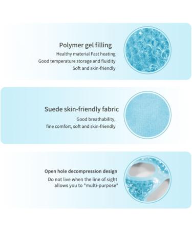 Cooling Ice Face Eye Mask for Reducing Puffiness Reusable Hot and Cold Compress Facial Eye Pack with Soft Plush Backing for Migraines.. - Buy Online on SooperMarket.com
