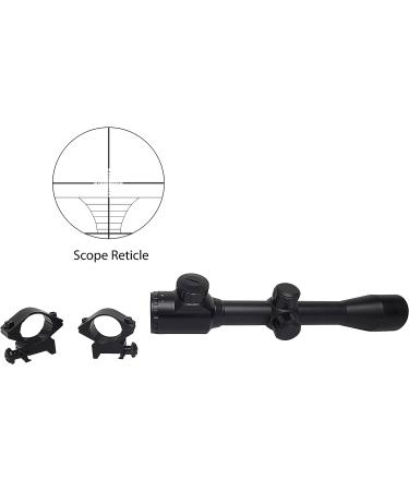 SAS 4x32 Illuminated Crossbow Scope with Rangefinder Reticle - 7/8 Rings EG - Buy Online on SooperMarket.com