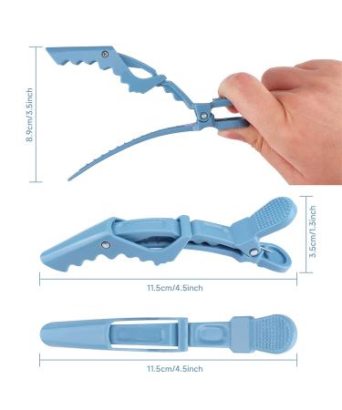 OBSCYON 10Pcs Professional Non-Slip Alligator Hair Clips for Women - Hair Styling & Sectioning Clips for Salon - Pure Color - Buy Online on SooperMarket.com