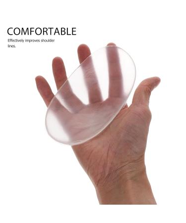 AOKWAWALIY 1 Pair Silicone Shoulder Pads Invisible Shoulder Pads Self-adhesive Women Shoulder Pads Push-up Pads Enhancer - Buy Online on SooperMarket.com