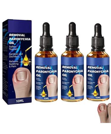 3Pcs German Toenailcare Removal Paronychia Oil, Paronychia Treatment, Anti Paronychia Relief Oil for Repair and Improve Toenail Health