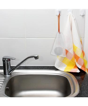 WLLHYF 10 Pcs Exfoliating Mesh Soap Bag - Facial Cleanser Foaming Net - Nylon Face Cleansing Nets with Drawstring - Bath Shower Essential - Buy Online on SooperMarket.com