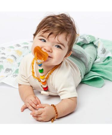 Gr npecht Organic Pacifier - Natural Rubber BPA Free Dye-Free Soft Shield Size 2 (6-18 Months) - Eco-Friendly Baby Comfort - Buy Online on SooperMarket.com