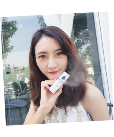 PLAFOPE 2pcs Face Sprayer Makeup Brishes Handy Facial Sprayer for Eyelash Extensions Nanometer Sprayer White - Buy Online on SooperMarket.com