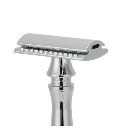 Double Edge Blade Retro Safety Razor - Foldable Stainless Steel Men's Hand Razor (Black) | Razor Epilation Device & Accessories for Hair Removal - Buy Online on SooperMarket.com