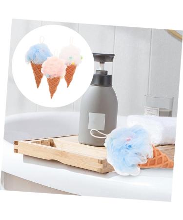 Buy NOLITOY 6pcs Ice Cream Bath Balls & Exfoliating Shower Sponges | Reusable Body Loofahs for Women - Perfect for Travel - Buy Online on SooperMarket.com