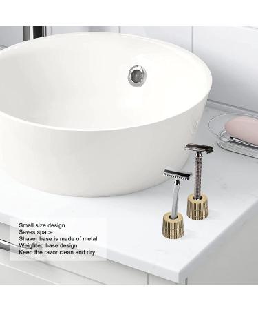 Premium Metal Stand & Razor Rack Holder - Space-Saving Slip-Resistant Design for Toothbrushes & Grooming Tools | International Shipping - Buy Online on SooperMarket.com