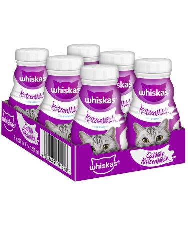 Whiskas Cat Milk x 200ml pack of 6