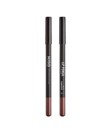 kiss new york Professional Slim Lip Pencil in Cappuccino - Creamy, Long-Lasting Lip Liner for Natural, Water-Resistant Lip Makeup - Buy Online on SooperMarket.com