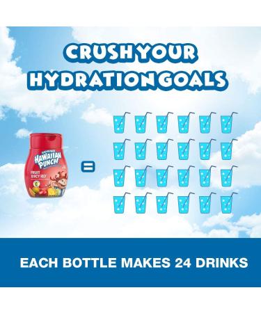 Hawaiian Punch Fruit Juicy Red Liquid Water Enhancer - New Better Taste! (4 Bottles, Makes 96 Flavored Water Drinks) - Sugar Free, Zero Calorie - Buy Online on SooperMarket.com