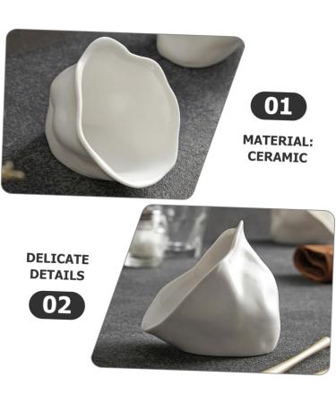 Zerodeko Olive Oil Tea Bag Sauce The Dish Sauce Dish car Dip Cups Ceramic Sauce Dishes Bowl Vinegar Dish Small Ceramic Bowls Snack Bowl Sauce Dipping Dish Alien Small Bowl Ketchup - Buy Online on SooperMarket.com