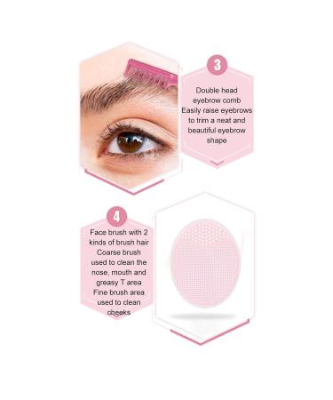 Premium Hair Curler & Beauty Set - Hair Dressing Face Cleaning Brush Eyebrow & Eyelash Tools - International Shipping - Buy Online on SooperMarket.com