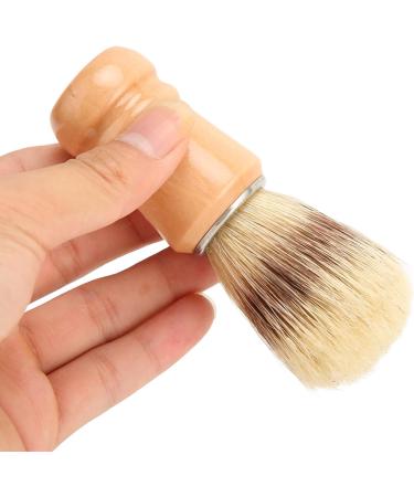 Premium Shaving Brush with Wooden Handle - Soft Hair for Men | Beard & Razor Brush for Home Salon - Buy Online on SooperMarket.com