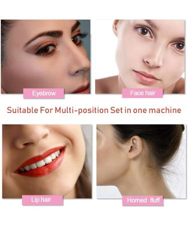 SiKii Eyebrow Hair Remover - Painless Precision Trimmer with LED Light (Rose Gold) | Facial Hair Removal for Women and Men - Buy Online on SooperMarket.com