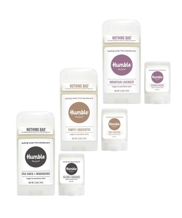 Vegan Mountain Lavender Palo Santo & Frankincense and Unscented Duo Bundle - 3 pack