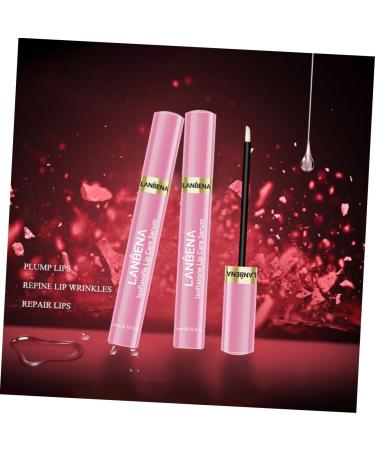 Baluue 2pcs Lip Serum Lip Gloss Lipgloss Lip Oils Lip Balm Lip Tint Plumping Lip Oil Lips Moisturizer Water - Buy Online on SooperMarket.com
