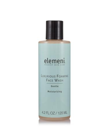 Max Green Alchemy elemeni Luxurious Foaming Face Wash - 4.2 Fl Oz Bottle - Gentle Facial Cleanser pH Balanced Creamy Foam Removes Dirt and Impurities Lactic Acid Moisturizes Vegan
