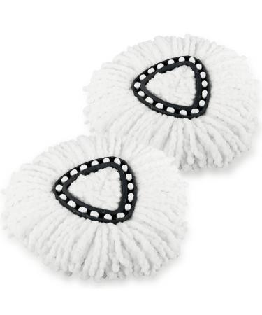 2 Pack Spin Mop Refill Replacement Head Compatible with Ocedar EasyWring Spinning Mop - Microfiber Mop Replace Heads