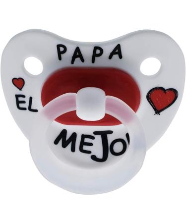 Amos Schnuller-Pack Papa Mama Latex | Premium Baby Pacifier Set - International Shipping Available - Buy Online on SooperMarket.com