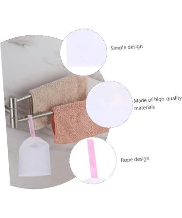 3pcs Foaming Net Natural Sponge Foaming Mesh Foaming Soap Bag Travel Earth Tones Lip Gloss - Buy Online on SooperMarket.com
