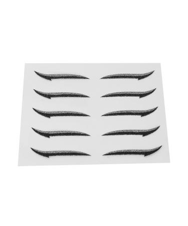Silver Glitter Winged Eyeliner Stickers - Waterproof & Self Adhesive for Women's Makeup at Weddings & Parties - Buy Online on SooperMarket.com