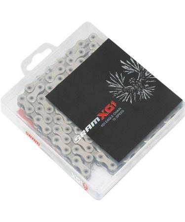SRAM X01 Eagle Chain - 12-Speed 126 Links - Silver/Black - Buy Online on SooperMarket.com