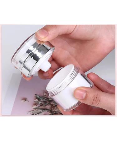 Portable White Emulsion Pump Container - Travel Size Vacuum Bottle for Toiletries & Cosmetics - Buy Online on SooperMarket.com