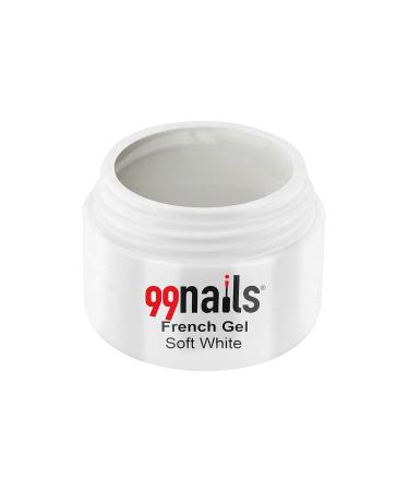99nails French Gel - Soft White 5 ml Pack | Premium Quality Gel Nail Polish for Flawless Manicures | International Shipping Available - Buy Online on SooperMarket.com