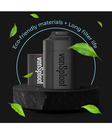 Personal Air Filter To Trap Smoke Sploof & Odor - Eliminate Smoke For Roommates Relatives and Buddy I Easy To Use & Long Lasting Replaceable Filter I Lasts up to 500+ uses Case + 1 Filter - Buy Online on SooperMarket.com
