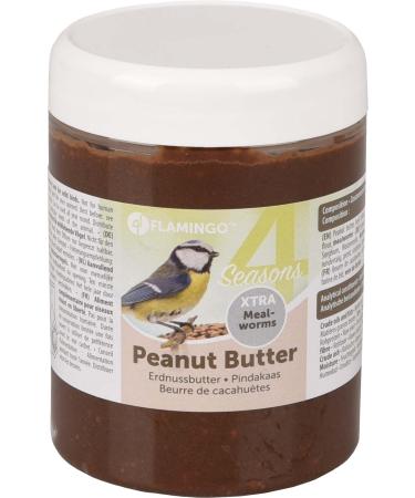 Flamingo 4 Seasons Glass PEANUT BUTTER WITH MEALWORMS 330G Natural