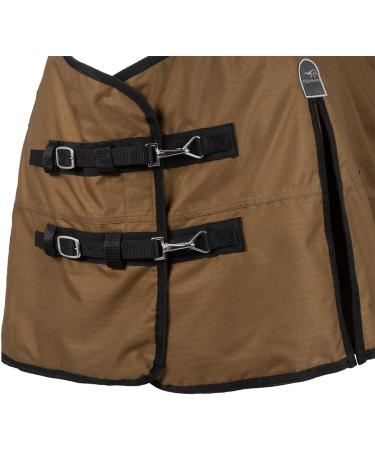 Equinate Rain Blanket Springfield Turnout Blanket - Fleece Lined 165cm Bronze | Premium International Shipping - Buy Online on SooperMarket.com
