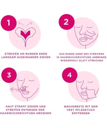 Veet Easy Gel Cold Wax Strips for Normal Skin - 20 Double Strips for 40 Applications - Up to 28 Days of Smooth Skin - Minimal Ingredients - Ideal for Face - Buy Online on SooperMarket.com