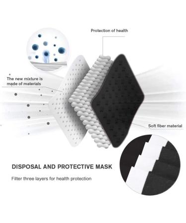 100 Pack Kids Black Disposable Face Masks - 3 Ply Individually Wrapped Non-Woven Masks for Boys and Girls - Buy Online on SooperMarket.com