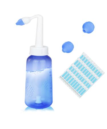Neti Pot Sinus Rinse Kit Ankrista 300ml Neti Pot Sinus Rinse Kit with 40 Packets Nasal Wash Salt Nasal Sinus Rinse Kit for Kid & Adult